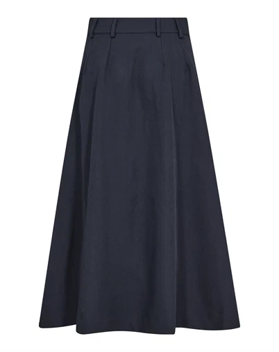 Co'Couture - LunaCC New Pocket Pleat Nederdel - Navy 